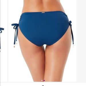 Anne cole blue side tie swimsuit bottom